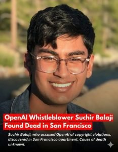 Death of Suchir Balaji and Surrounding Allegations Against OpenAI